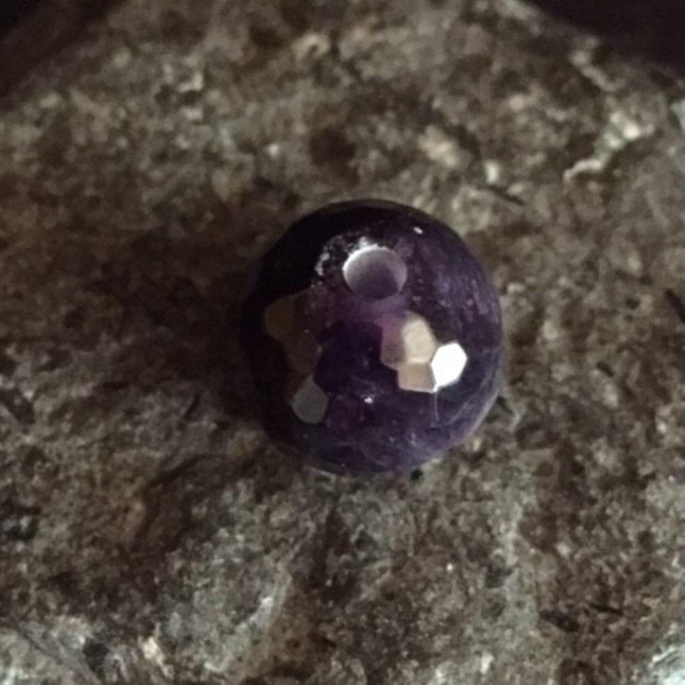 Amethyst Kugel gebohrt Amethyst Kugel gebohrt