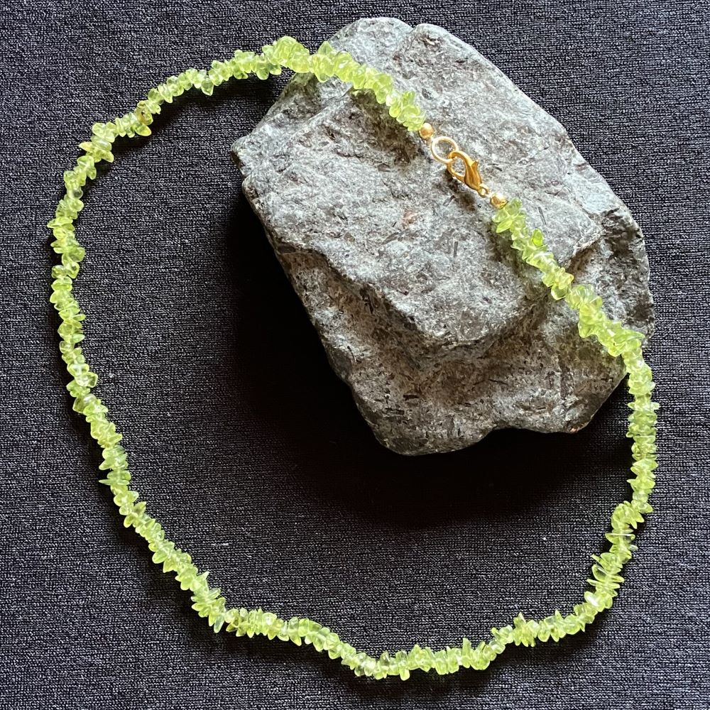 peridot-splitterkette Peridot Splitterkette