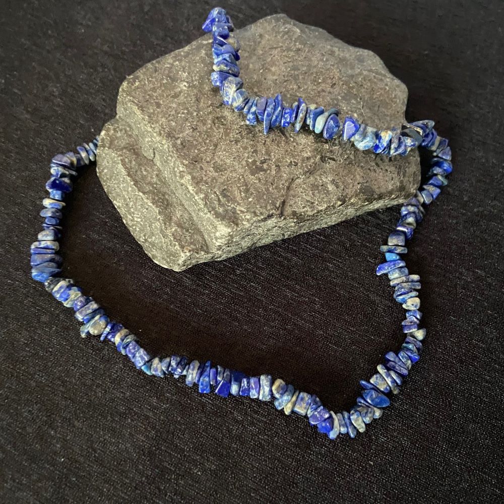 Lapislazuli Splitterkette