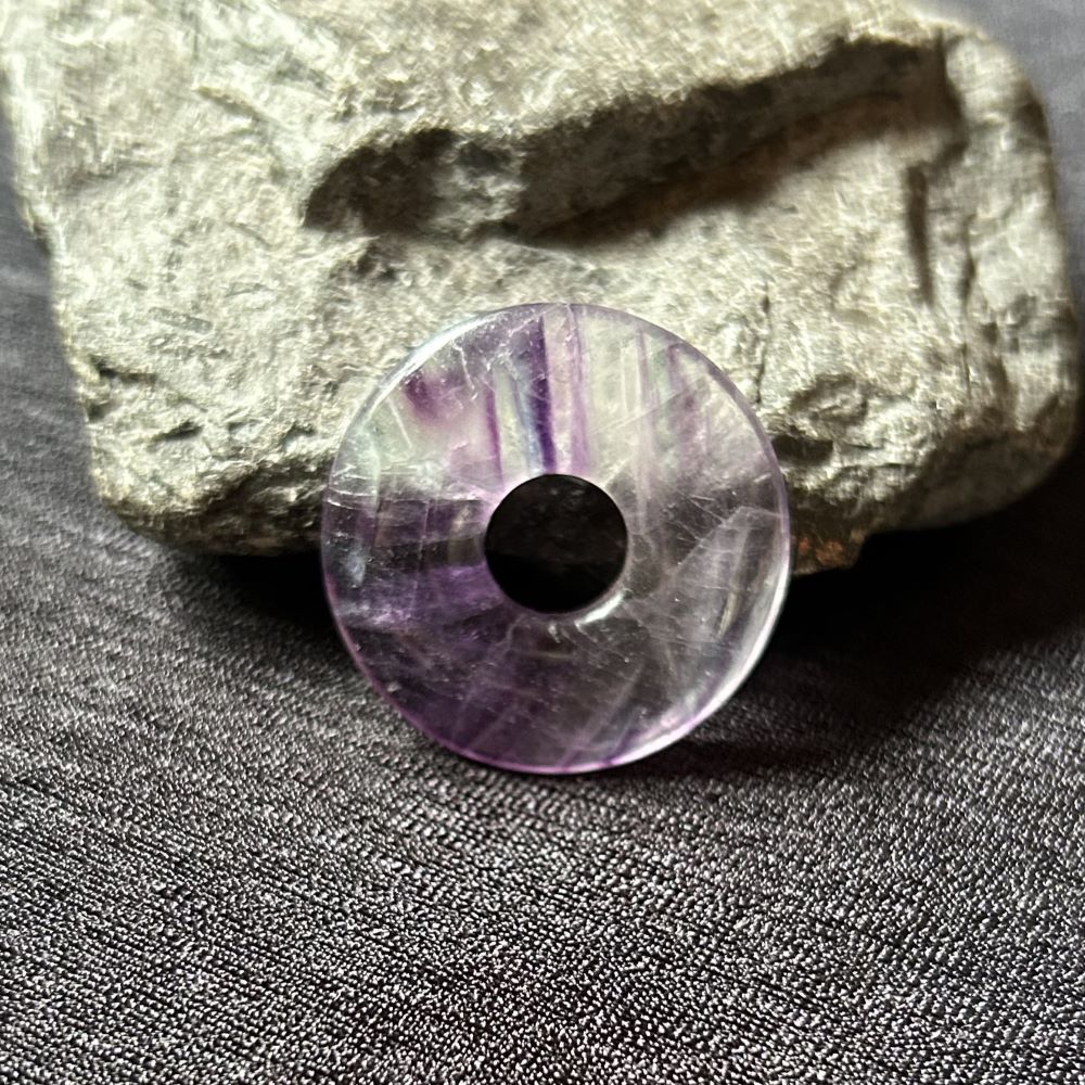 Fluorit Donut Anhänger Fluorit Donut Anhänger