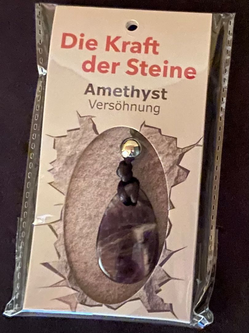 Amethyst Kraftstein Anhänger