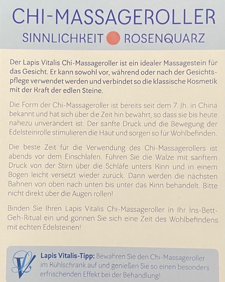 Gesichtroller Rosenquarz