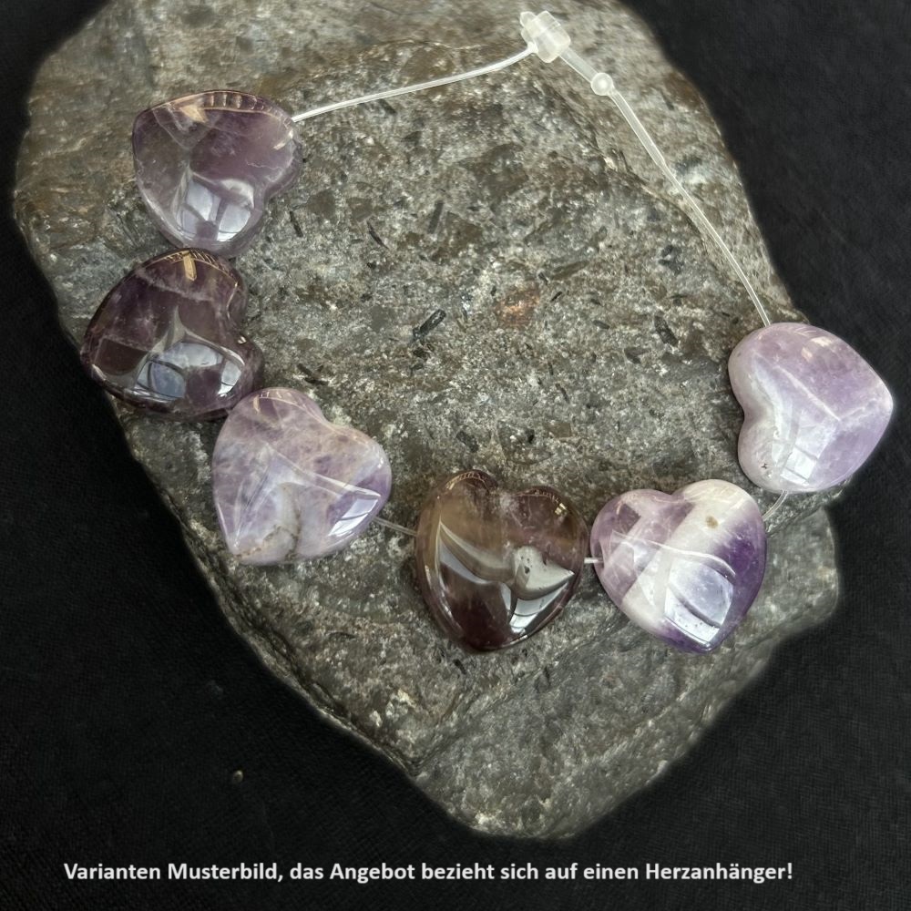 Herz Anhänger Amethyst