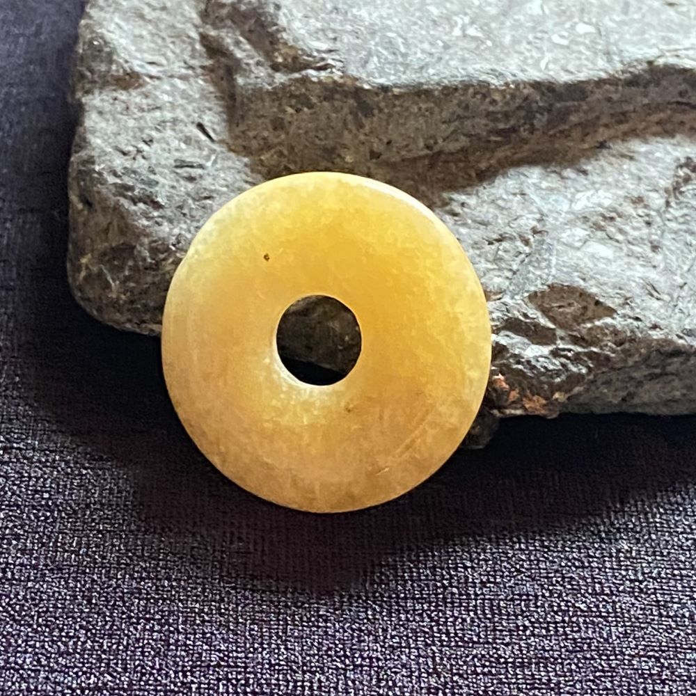 calcit-donut-anhaenger-1 Calcit Donut Anhänger
