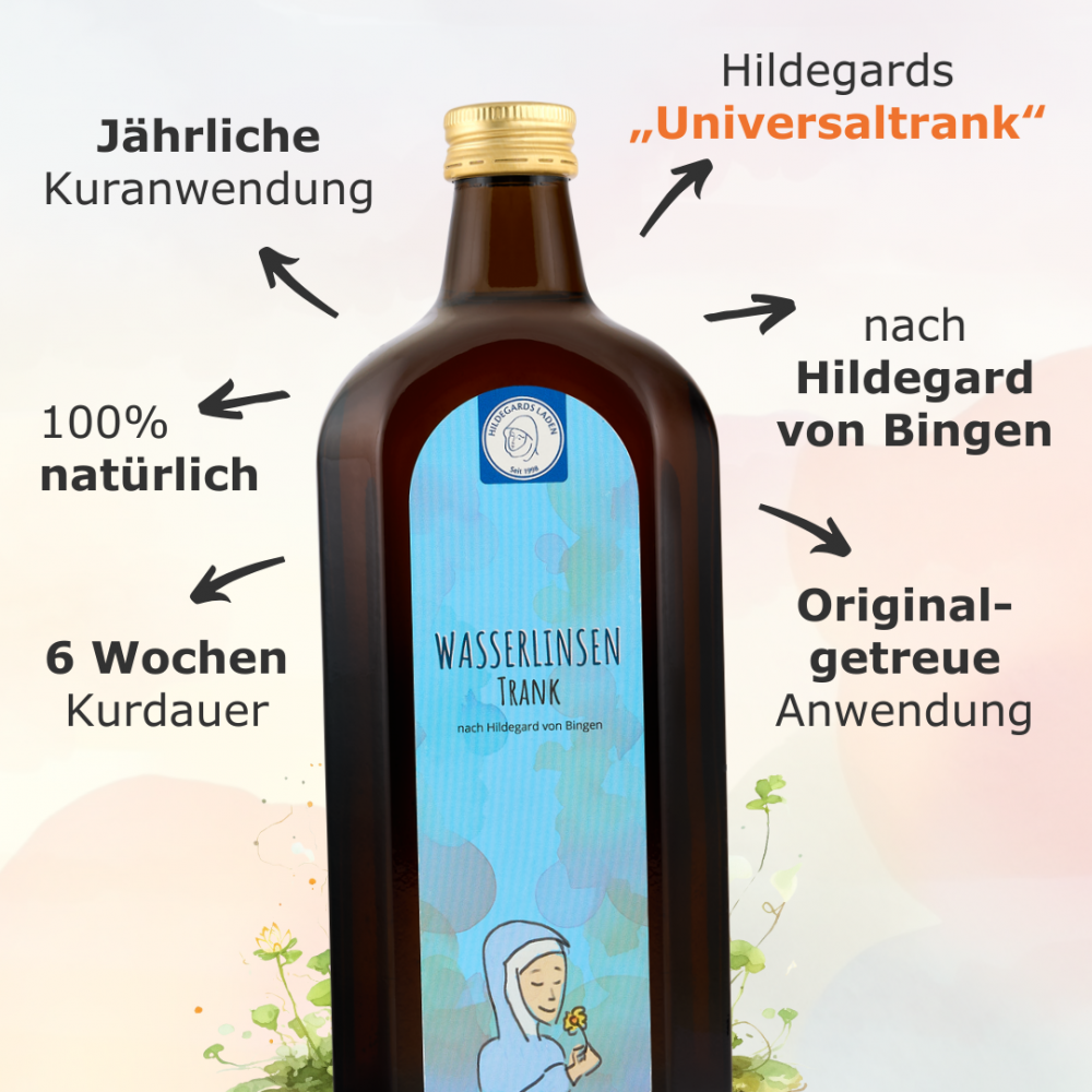 Wasserlinsentrank nach Hildegard von Bingen