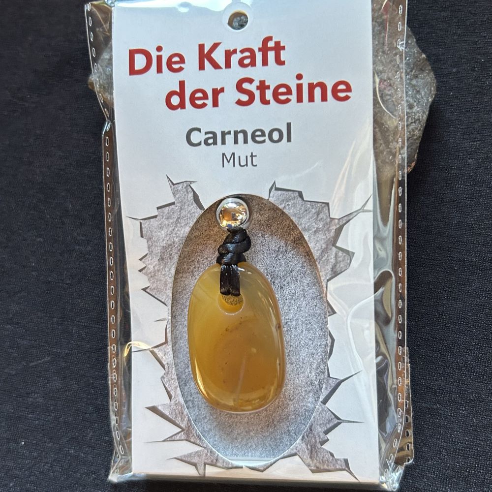 Karneol Kraftsteinkette „Mut“ Karneol Kraftsteinkette „Mut“