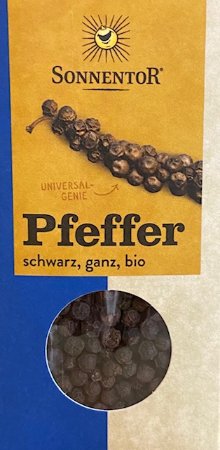 Pfeffer, Schwarz bio