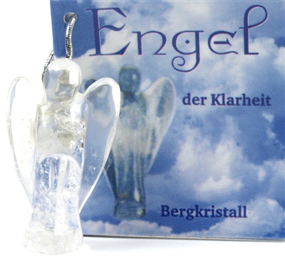 Schutzengel Anhänger Bergkristall