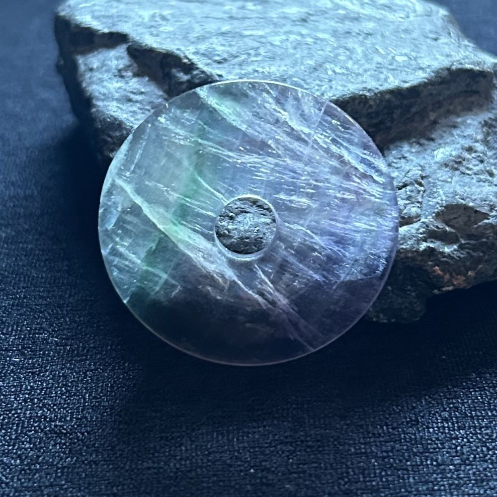 Fluorit Donut Anhänger Fluorit Donut Anhänger