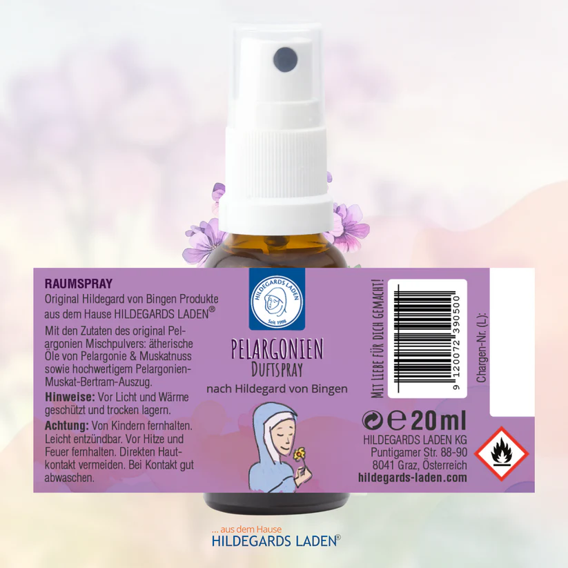 Pelargonien Duftspray Hildegard von Bingen