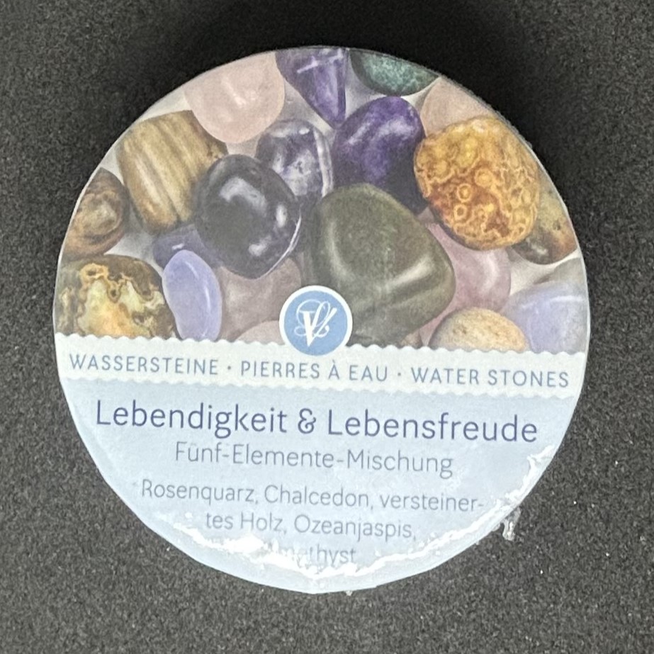 Wassersteine Set Fünf Elemente zur Herstellung von Edelsteinwasser Wassersteine Set Fünf Elemente für Edelsteinwasser
