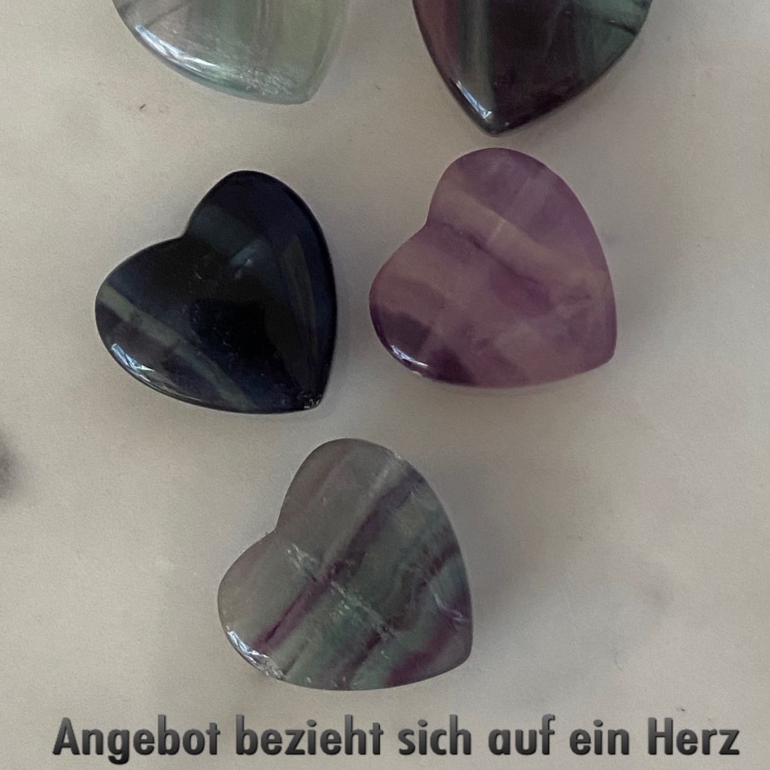 Fluorit Herz Anhänger