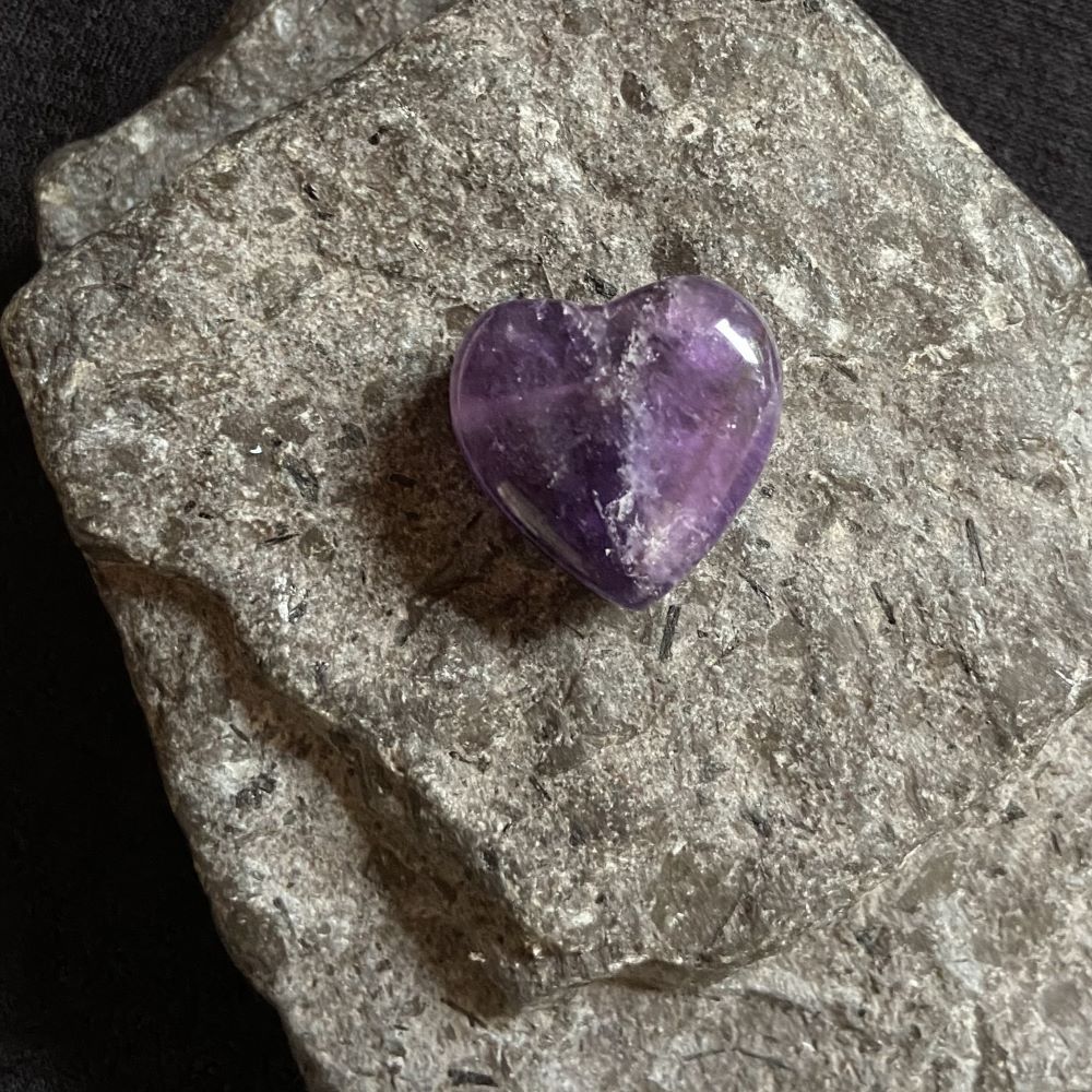 Herz Anhänger Amethyst