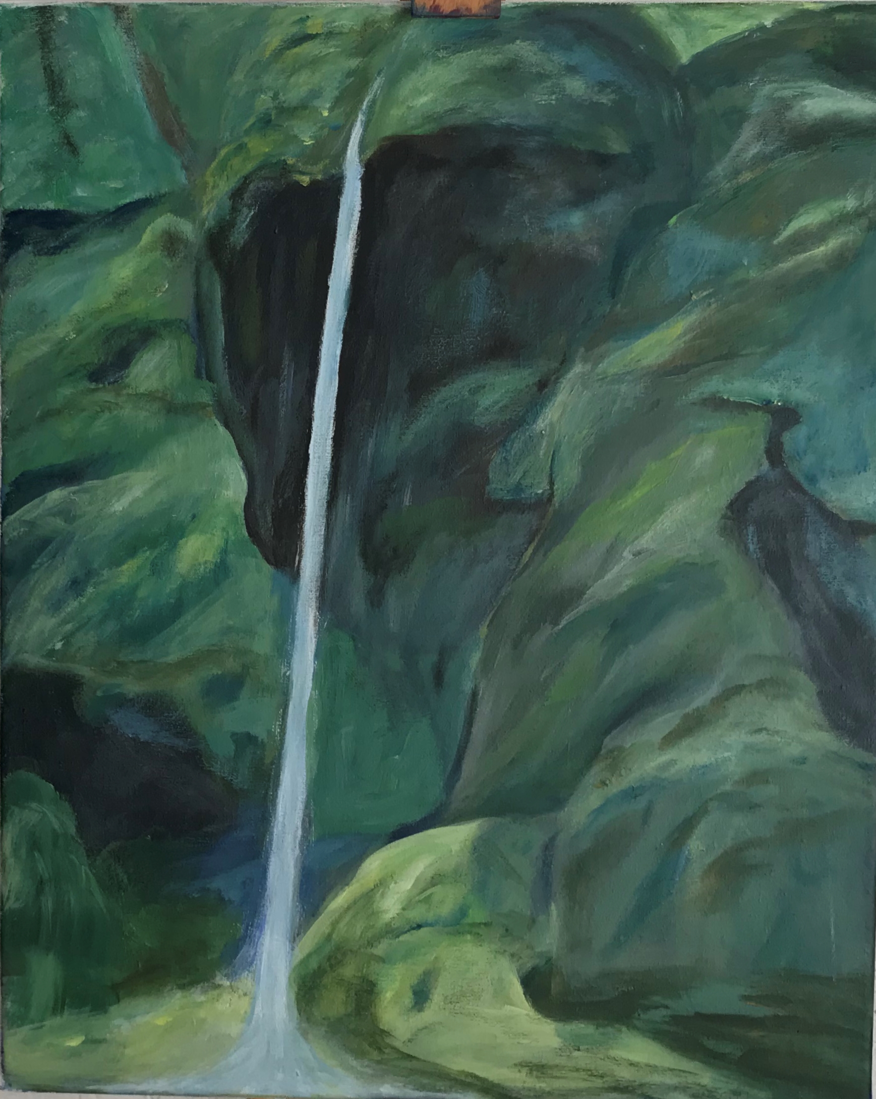 Acrylbild Wasserfall