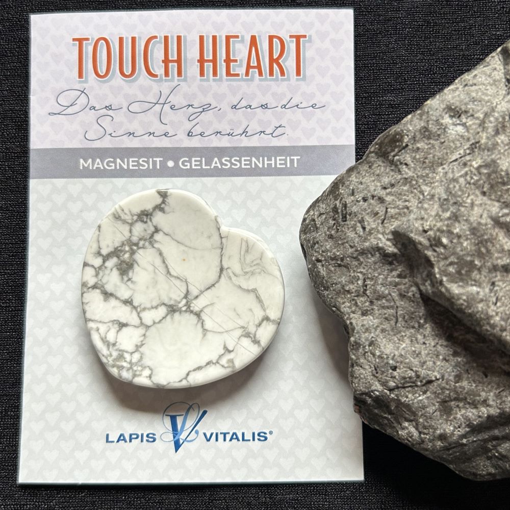 Magnesit Handschmeichler Herz Magnesit Handschmeichler Herz