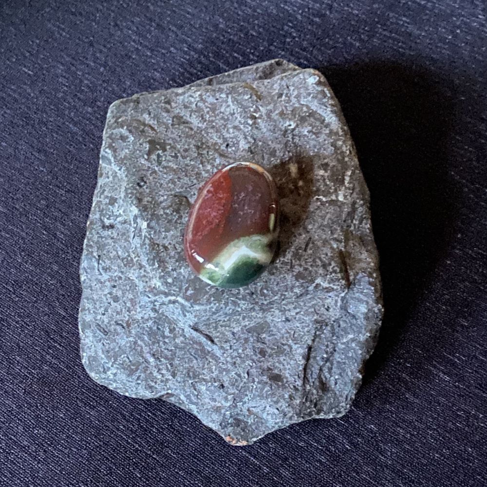 Sardonyx Trommelstein Anhänger