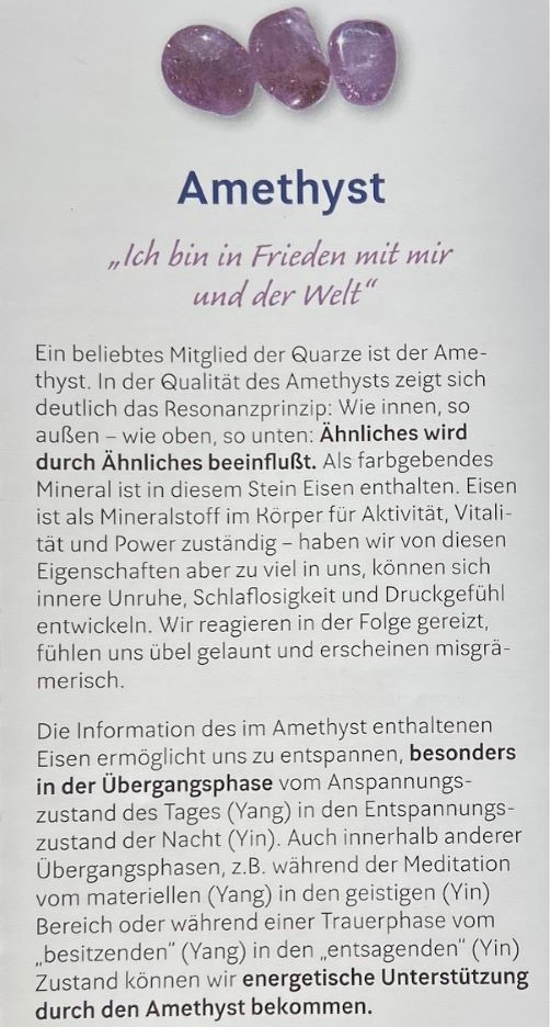 Augenkissen Amethyst