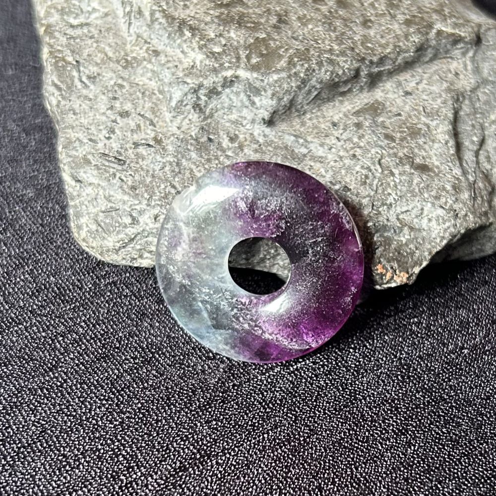 Fluorit Donut Anhänger Fluorit Donut Anhänger